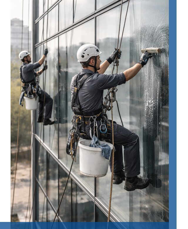 Мойка сплошного остекления в Нижнекамске, заказать от 304 р.| ВЫСОТНИК-Нжм