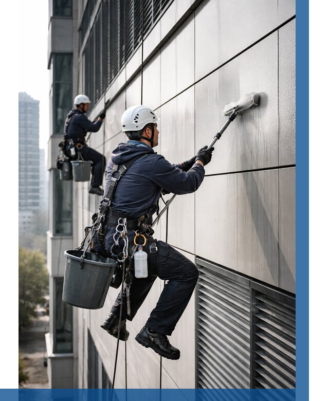 Мойка вентилируемого фасада в Нижнекамске от 253 р. | ВЫСОТНИК-Нжм