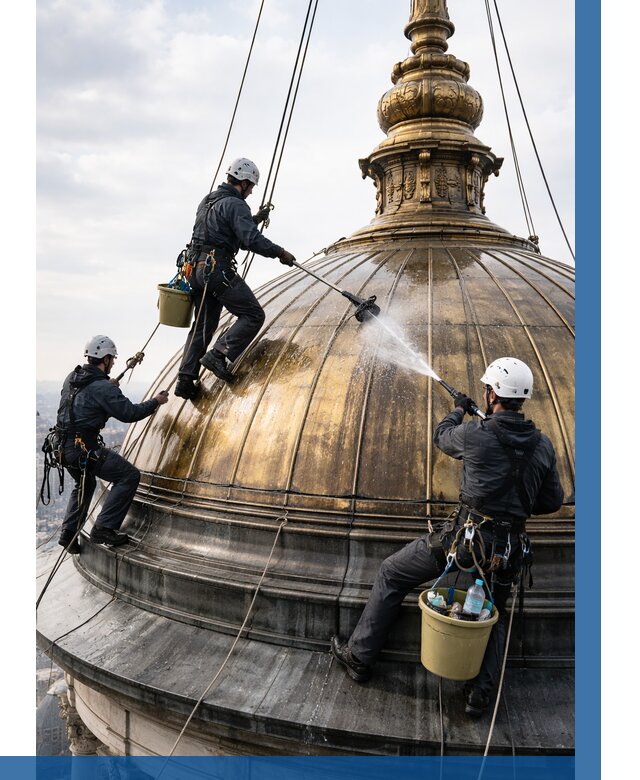 Мойка куполов и шпилей в Нижнекамске от 8111 р. - заказать | ВЫСОТНИК-Нжм