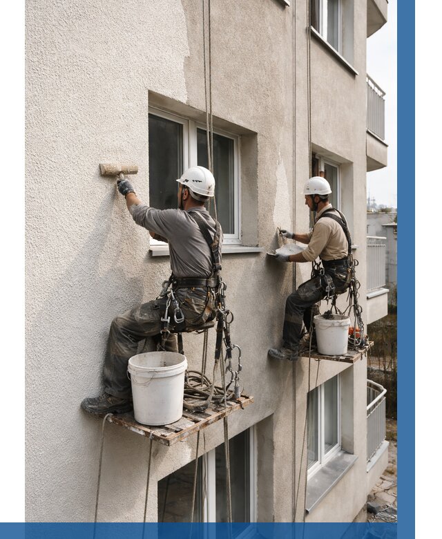 Нанесение короеда на фасад в Нижнекамске от 456 р. | ВЫСОТНИК-Нжм