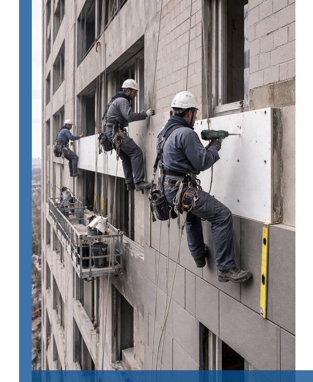 Монтаж фасадных термопанелей высокого качества в Нижнекамске