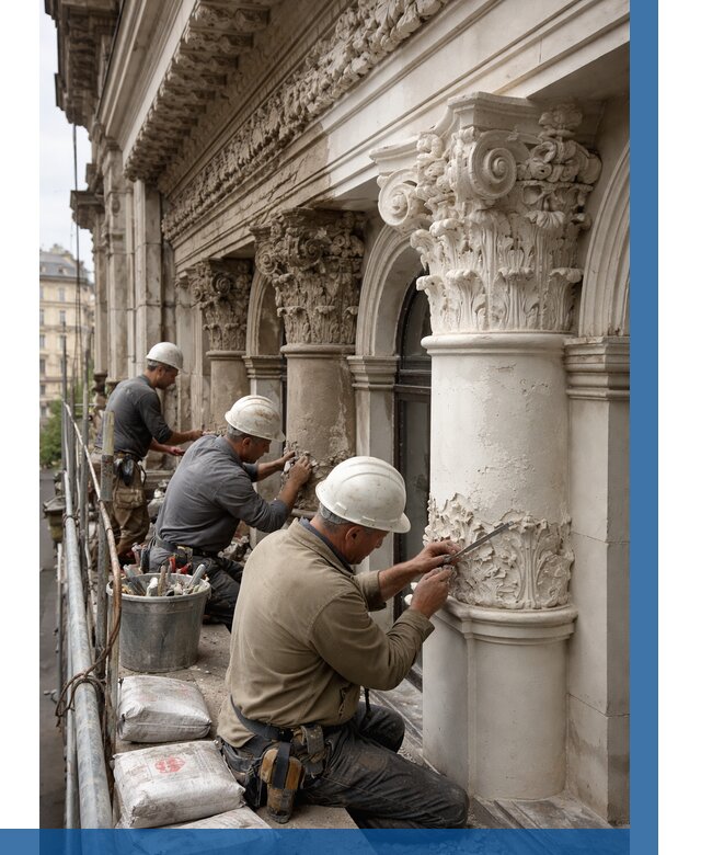 Реставрация фасадной лепнины в Нижнекамске от 2535 р. | ВЫСОТНИК-Нжм