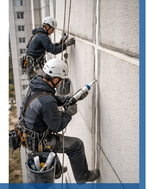 Герметизация межпанельных швов в Нижнекамске от 710 р. | ВЫСОТНИК-Нжм