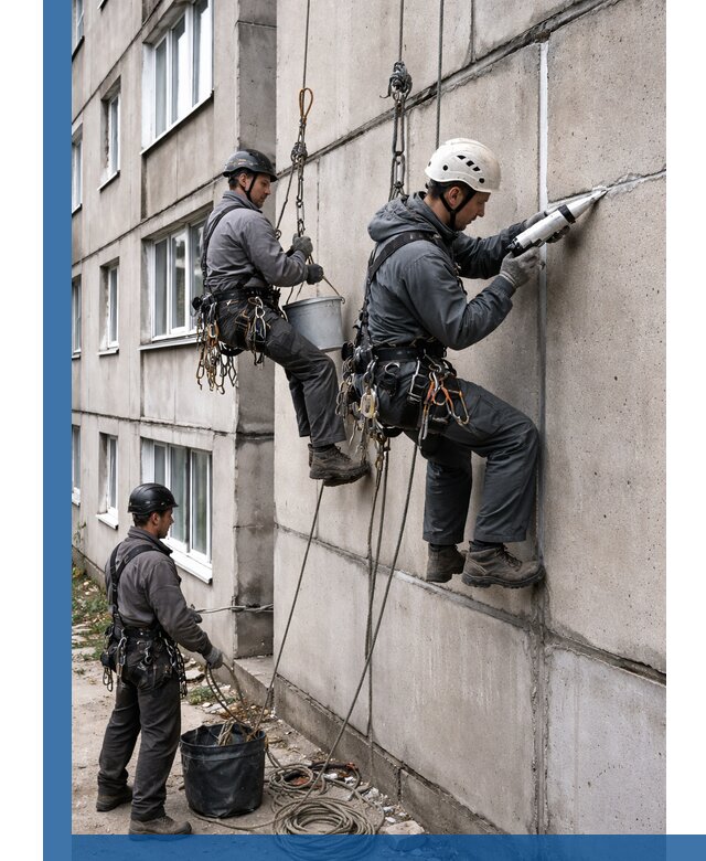 Герметизация межпанельных швов в Нижнекамске с гарантией герметичности