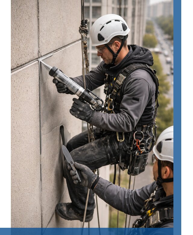 Первичная герметизация швов в Нижнекамске от 608 р. | ВЫСОТНИК-Нжм