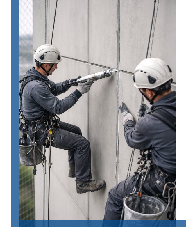 Первичная герметизация швов фасадов и кровель в Нижнекамске