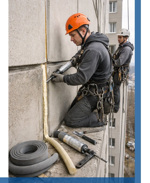 Теплый шов межпанельные швы в Нижнекамске от 710 р. | ВЫСОТНИК-Нжм