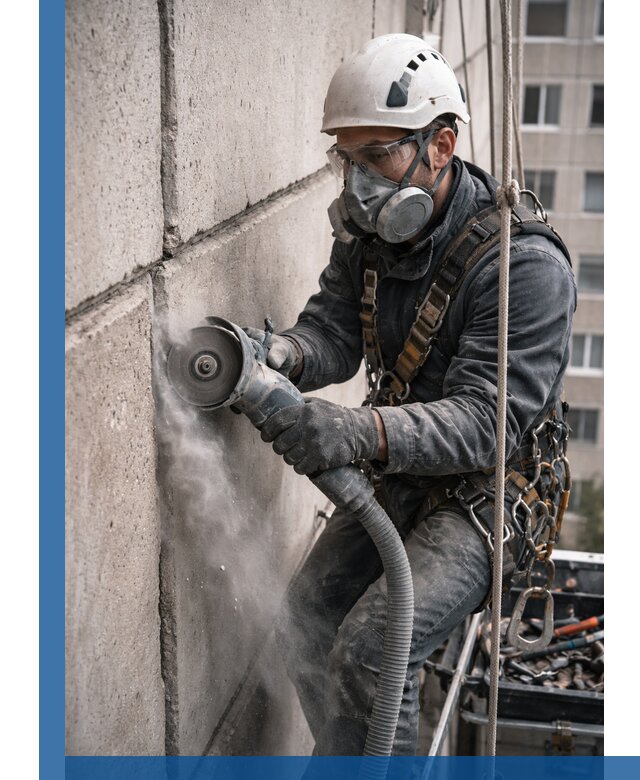 Штробление межпанельных швов в Нижнекамске качественно и быстро