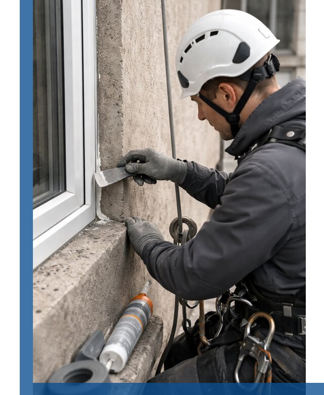 Герметизация монтажных швов окон в Нижнекамске с гарантией качества