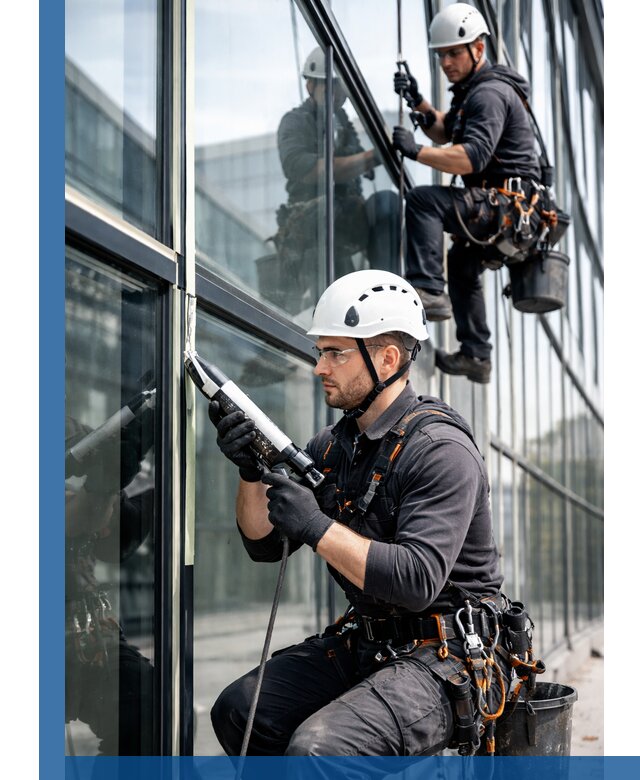 Герметизация витражных швов в Нижнекамске для зданий и фасадов