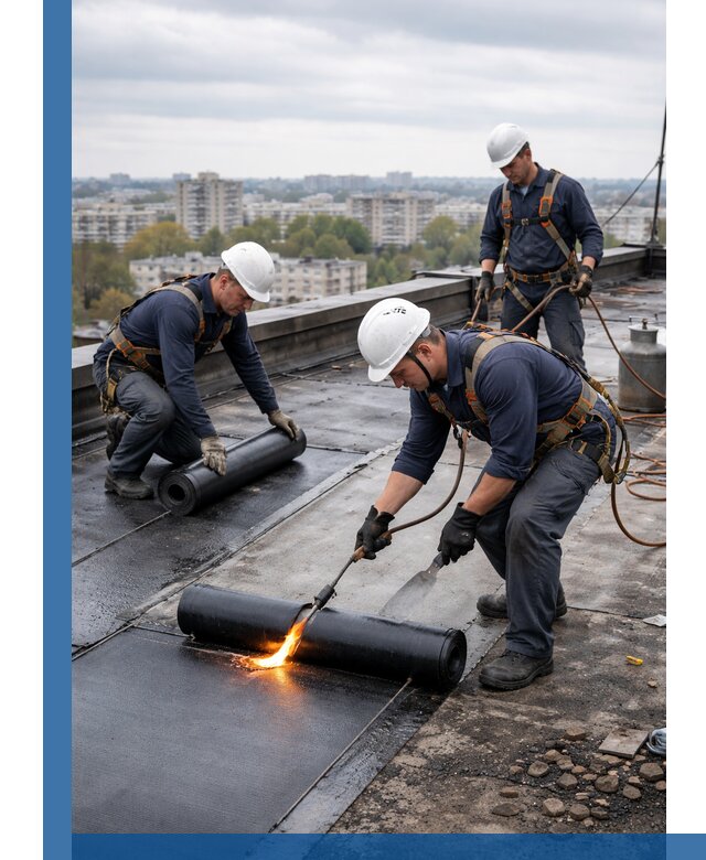 Ремонт наплавляемой кровли в Нижнекамске качественно и надежно