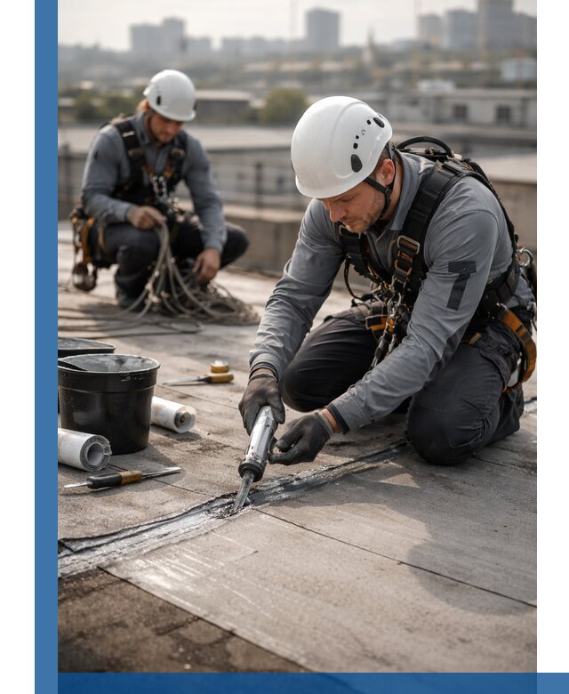 Аварийное и капитальное устранение протечек кровли в Нижнекамске