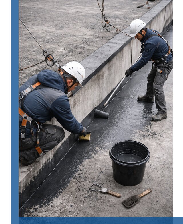 Гидроизоляция кровли жидкой резиной профессионально в Нижнекамске