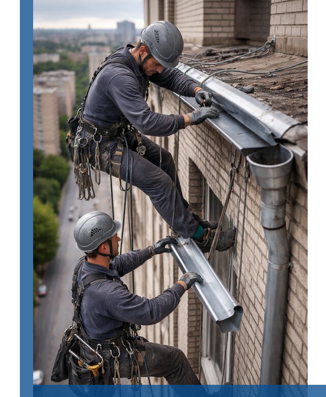 Ремонт водосточных желобов в Нижнекамске, быстро и качественно