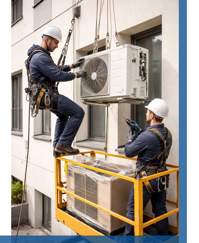 Демонтаж внешнего блока кондиционера в Нижнекамске от 3549 р. | ВЫСОТНИК-Нжм