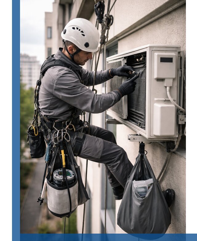 Обслуживание внешнего блока кондиционера в Нижнекамске профессионально