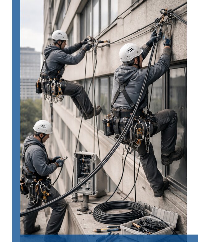 Прокладка оптоволоконного кабеля в Нижнекамске под ключ с тестированием