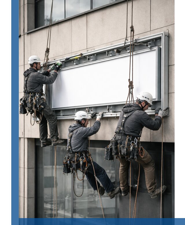 Профессиональный монтаж светового короба под ключ в Нижнекамске