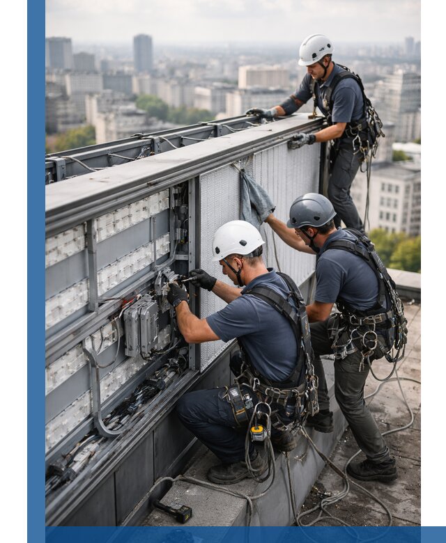 Профессиональное обслуживание крышной рекламы в Нижнекамске под ключ