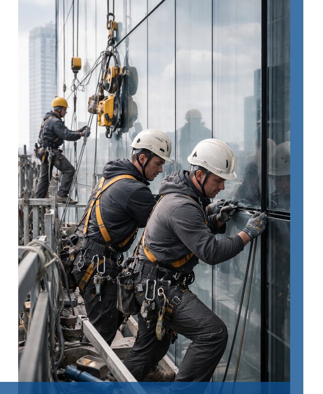 Структурное остекление фасадов в Нижнекамске от 9632 р. | ВЫСОТНИК-Нжм