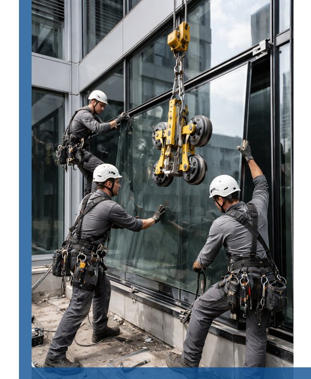 Структурное остекление фасадов в Нижнекамске монтаж и обслуживание