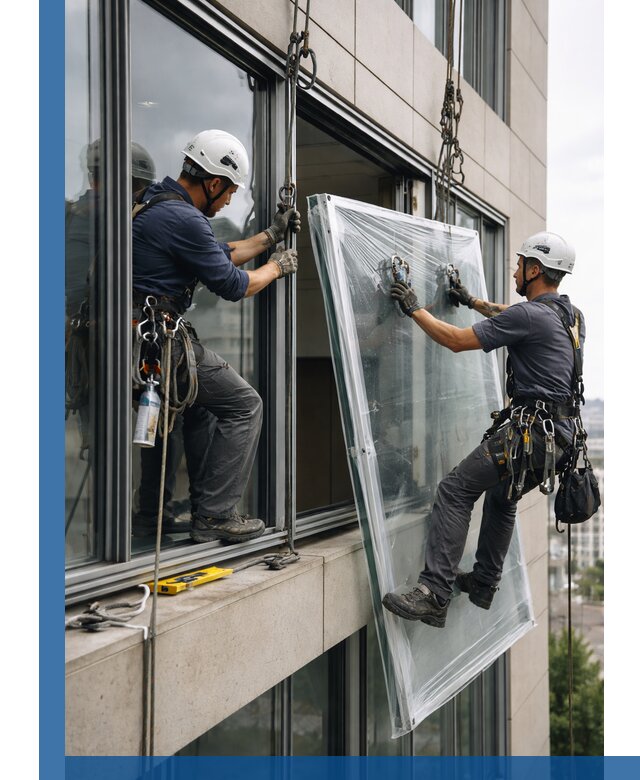 Профессиональная замена стекла в витраже в Нижнекамске с гарантией