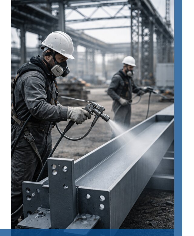 Антикорроз. обработка металлоконстр. в Нижнекамске от 456 р. | ВЫСОТНИК-Нжм