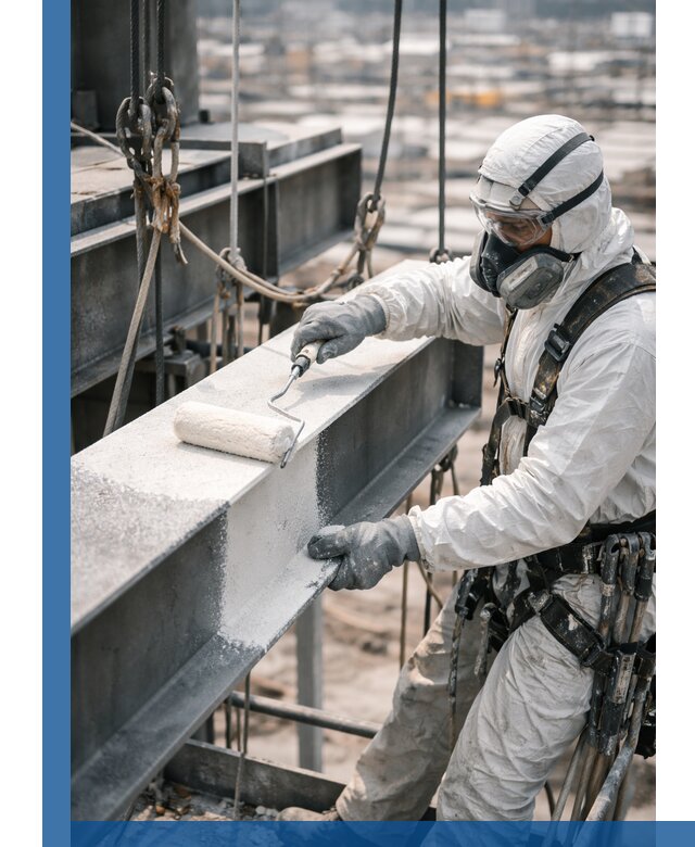 Профессиональная огнезащитная обработка металлоконструкций в Нижнекамске