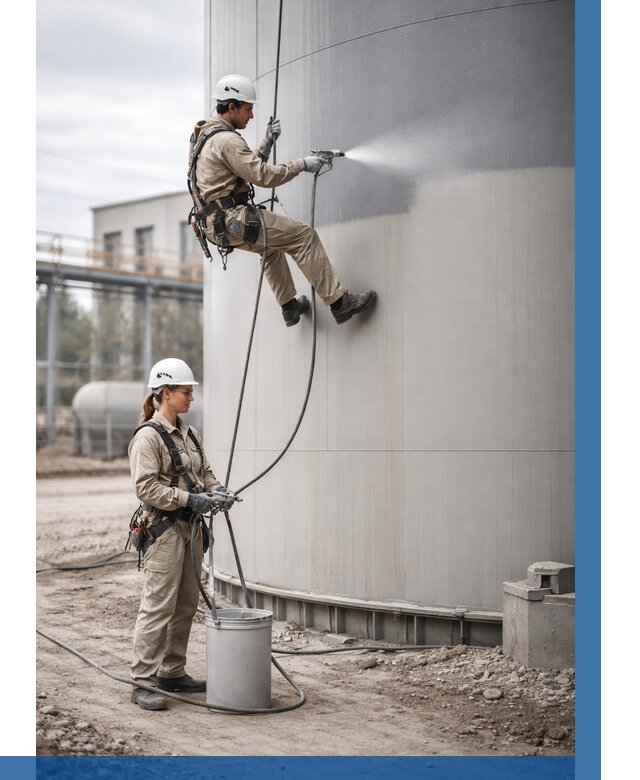 Покраска резервуаров в Нижнекамске от 1217 р. | ВЫСОТНИК-Нжм — заказать