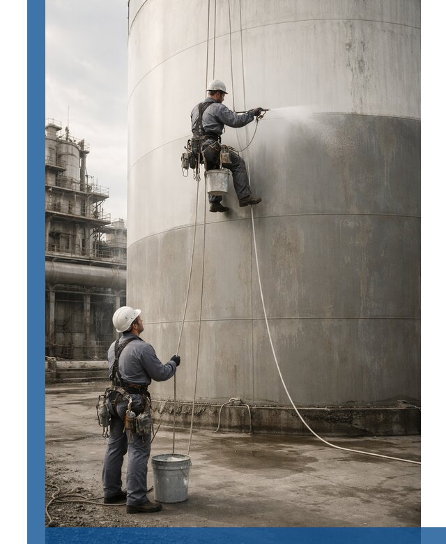 Покраска стальных резервуаров и емкостей в Нижнекамске профессионально