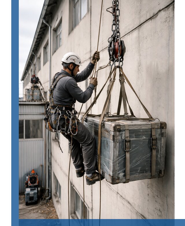 Подъем грузов на высоту в Нижнекамске для промышленных объектов