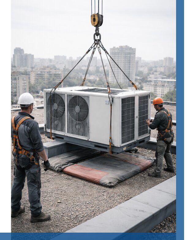 Подъем груза на крышу в Нижнекамске от 5070 р. | ВЫСОТНИК-Нжм заказать