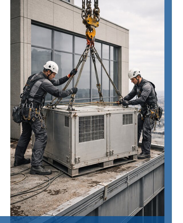 Такелажные работы на высоте в Нижнекамске от 8111 р. | ВЫСОТНИК-Нжм