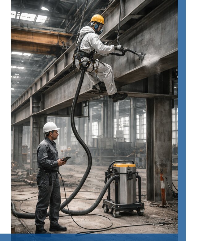 Обеспыливание конструкций в цехе в Нижнекамске от 4258 р. | ВЫСОТНИК-Нжм