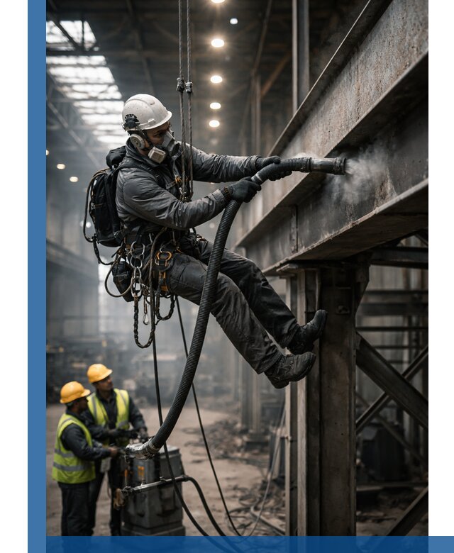 Обеспыливание конструкций в цехах промышленного производства в Нижнекамске