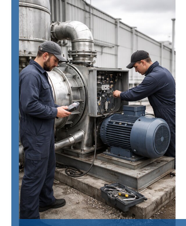 Техническое обслуживание промышленного оборудования в Нижнекамске