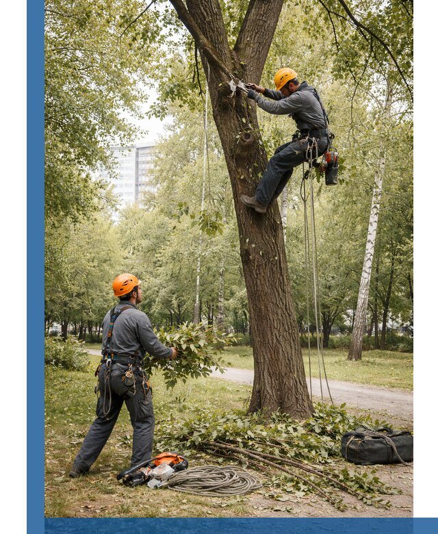 Санитарная обрезка деревьев в Нижнекамске, профессионально и безопасно