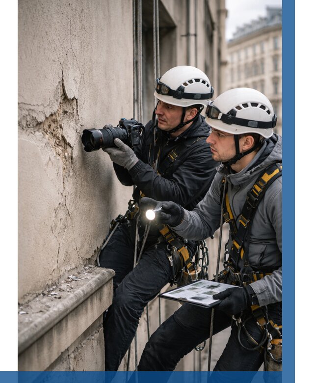 Фотофиксация дефектов фасада в Нижнекамске от 4563 р. | ВЫСОТНИК-Нжм