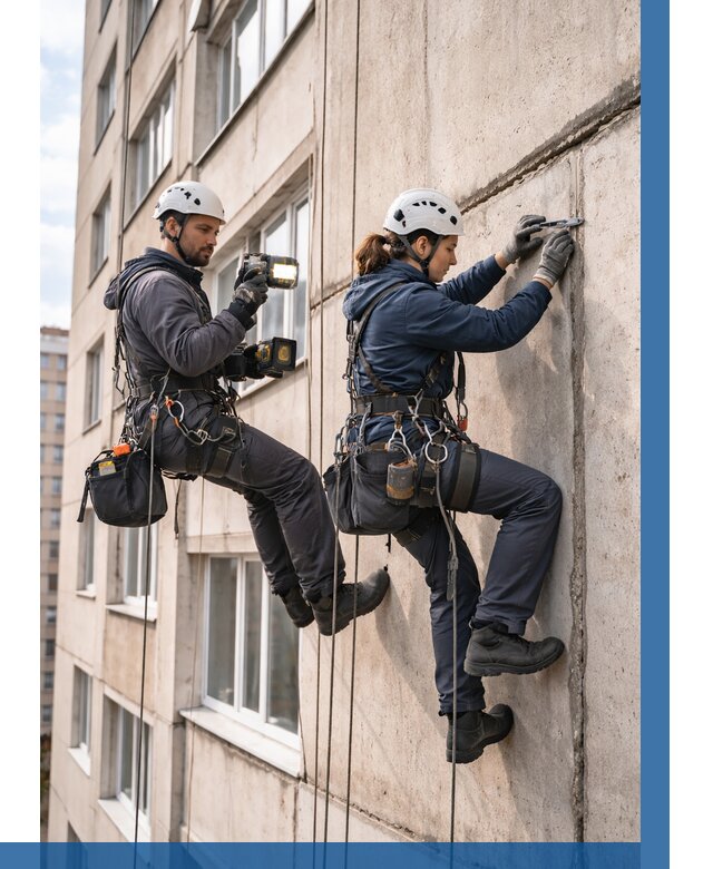 Обследование межпанельных швов в Нижнекамске от 1825 р. | ВЫСОТНИК-Нжм